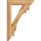 Ekena Millwork Merced Slat Rough Sawn Bracket w/ Offset Brace, Western Red Cedar, 6"W x 24"D x 36"H BKT0604X24X36MRC06RWR - alternate 4